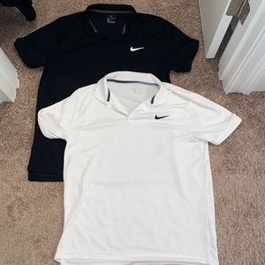 2 Nike tennis polos